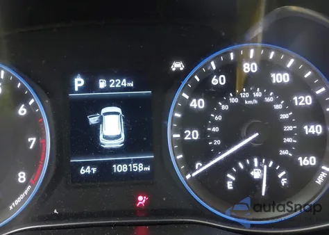 2020 Hyundai Kona Se z USA, uszkodzony, nr VIN KM8K12AAXLU445542